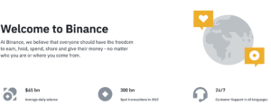 Binance Sign-up