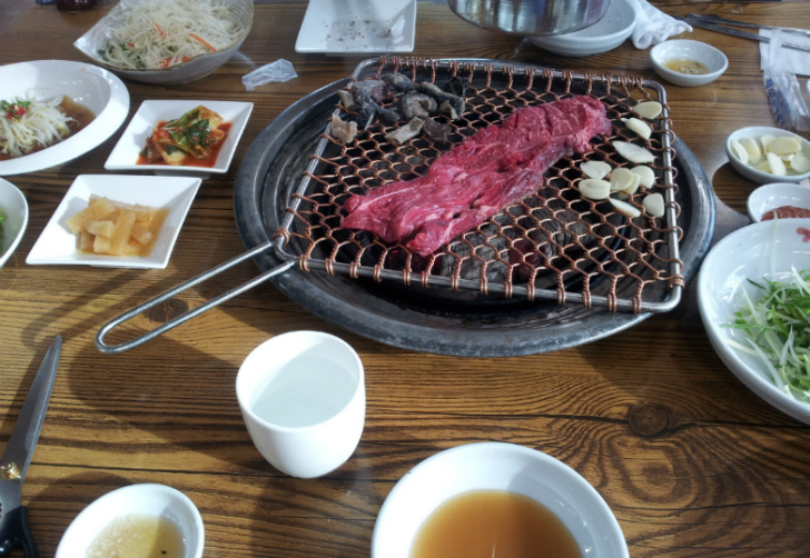석쇄 고기