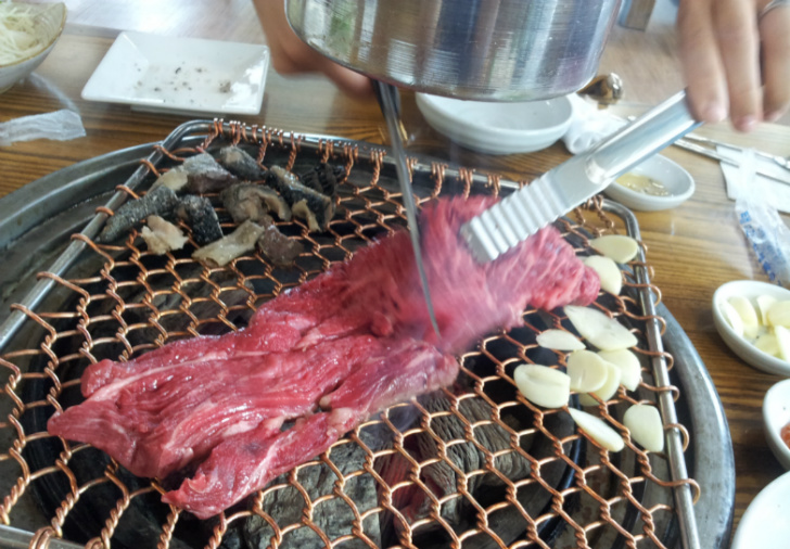 석쇄 고기