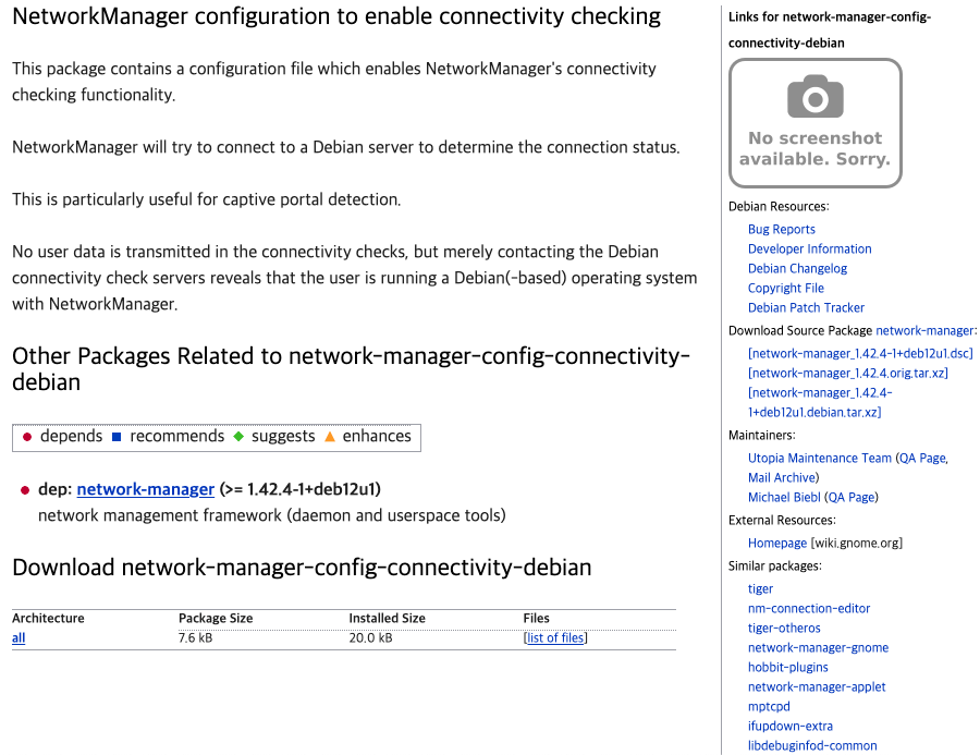 NetworkManager configuration to enable connectivity checking